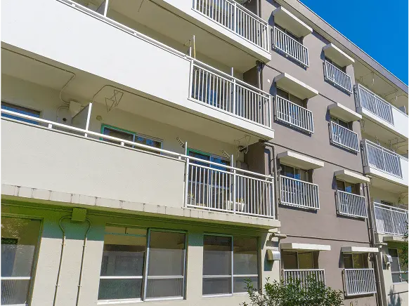 アパートの外観